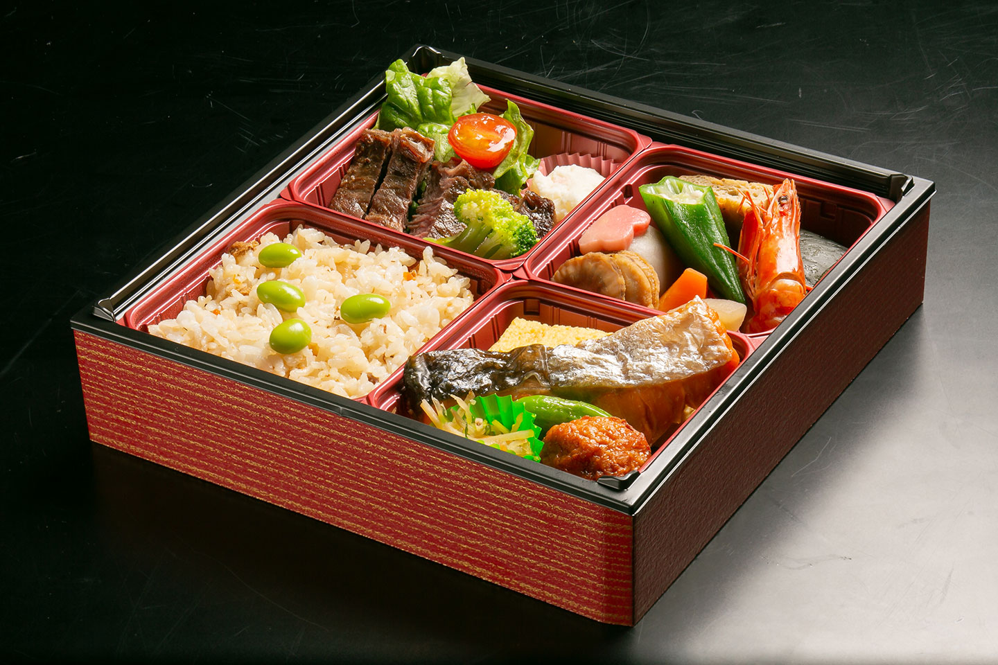 仕出し弁当箱　14個　料亭　飲食店 洋風お得御膳 - 仕出し屋の真面目な重箱弁当 旬菜 雪月花 - ごちクル